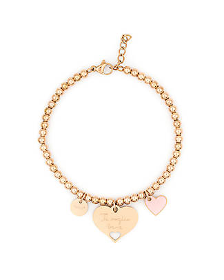 Mamijux TVB Grandma - Bead Bracelet Gold Rose - "Ti Voglio Bene" Bracelets