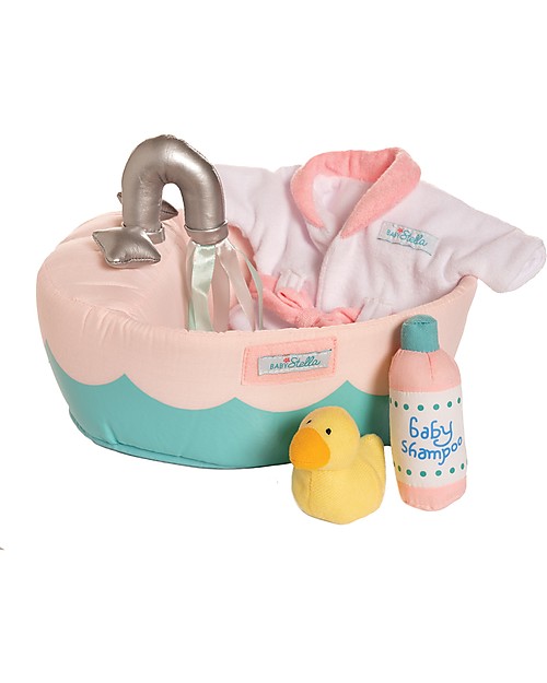 Manhattan toy Baby Stella Bath Set Dolls Accessories