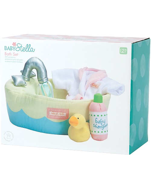 Manhattan toy Baby Stella Bath Set Dolls Accessories