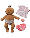Manhattan toy Baby Stella Beige Doll with Dress and Magnetic Pacifier - 38 cm Dolls