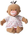 Manhattan toy Baby Stella Beige Doll with Dress and Magnetic Pacifier - 38 cm Dolls