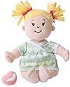 Manhattan toy Baby Stella Blonde Doll, with Dress and Magnetic Pacifier - 38 cm Dolls