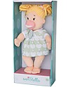 Manhattan toy Baby Stella Blonde Doll, with Dress and Magnetic Pacifier - 38 cm Dolls