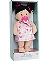 Manhattan toy Baby Stella Brunette Doll with Dress and Magnetic Pacifier - 38 cm Dolls
