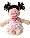 Manhattan toy Baby Stella Brunette Doll with Dress and Magnetic Pacifier - 38 cm Dolls