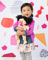 Manhattan toy Baby Stella Brunette Doll with Dress and Magnetic Pacifier - 38 cm Dolls
