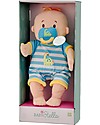 Manhattan toy Baby Stella Fella Doll with Onesie and Magnetic Pacifier - 38 cm Dolls