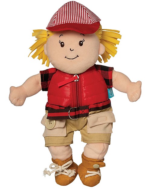 Manhattan toy Baby Stella Peach Doll - Learn to Dress - 35 cm Dolls