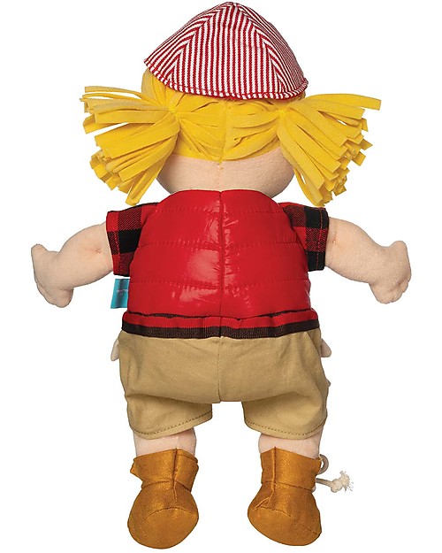 Manhattan toy Baby Stella Peach Doll - Learn to Dress - 35 cm Dolls