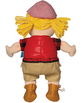 Manhattan toy Baby Stella Peach Doll - Learn to Dress - 35 cm Dolls