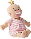 Manhattan toy Baby Stella Peach Doll with Dress and Magnetic Pacifier - 38 cm Dolls