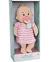 Manhattan toy Baby Stella Peach Doll with Dress and Magnetic Pacifier - 38 cm Dolls