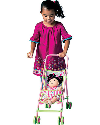 Manhattan toy Baby Stella Stroller, Flowers Toy Prams