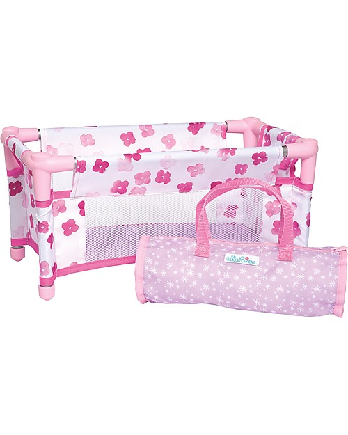 Manhattan toy Baby Stella Take Along Travel Crib - 40 x 20 x 22 cm Dolls Accessories