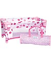Manhattan toy Baby Stella Take Along Travel Crib - 40 x 20 x 22 cm Dolls Accessories