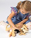 Manhattan toy Nursing Nina Cat - Stuffed Animal with Magnets - 25 cm Soft Toys