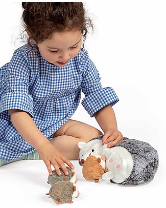 Manhattan toy Nursing Nissa Hedgehog - Stuffed Animal with Magnets - 25 cm Soft Toys