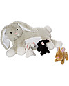 Manhattan toy Nursing Nola Rabbit - Stuffed Animal with Magnets - 25 cm Soft Toys