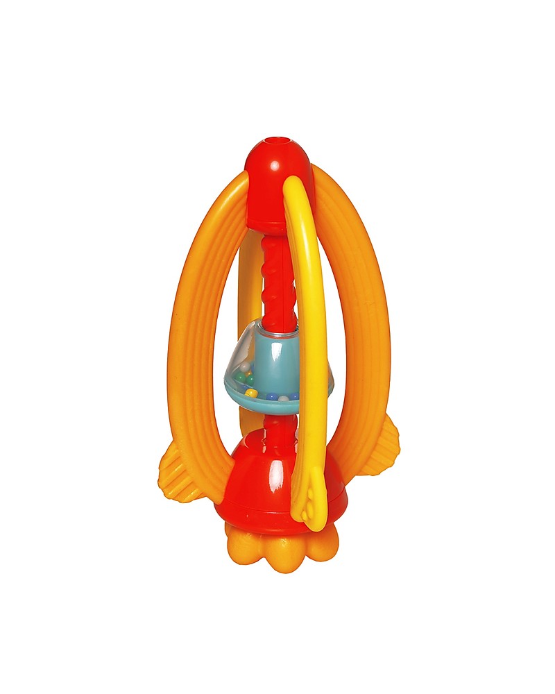 manhattan toy atom rattle & teether grasping activity baby toy