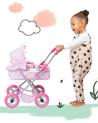 Manhattan toy Stella Collection Buggy, Pink - 56 x 54 x 37 cm Toy Prams