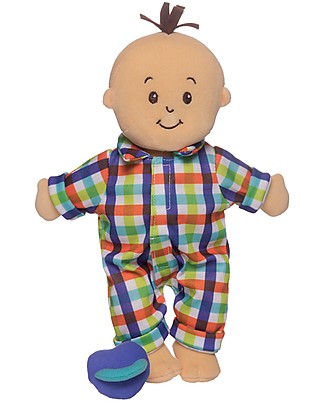 Manhattan toy Wee Baby Fella with Magnetic Pacifier and Pyjamas - 30 cm Small Dolls