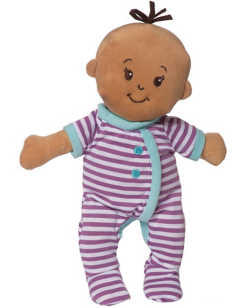 Manhattan toy Wee Baby Stella Beige Doll - Sleepy Time Scents Set - 30 cm Small Dolls