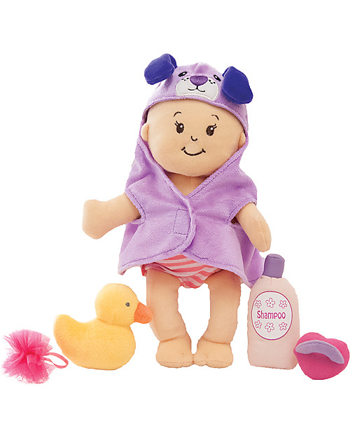 Manhattan toy Wee Baby Stella Doll - Bathing Set - 30 cm Small Dolls