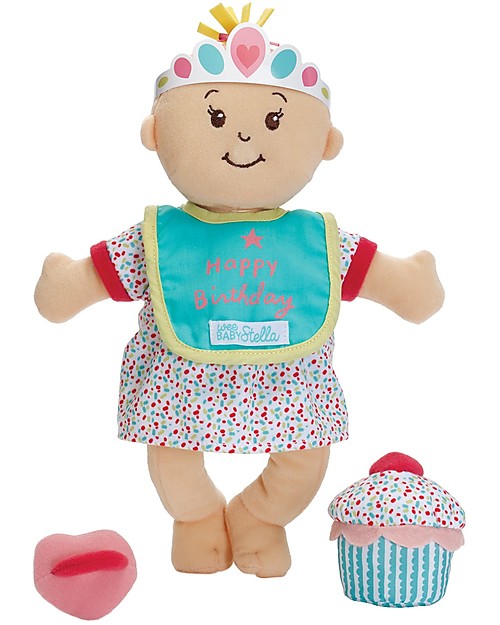 Manhattan toy Wee Baby Stella Doll - Sweet Scents Birthday Set - 30 cm Small Dolls