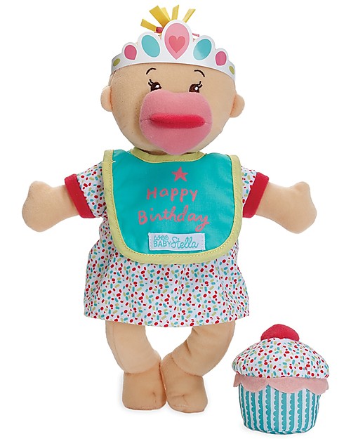 Manhattan toy Wee Baby Stella Doll - Sweet Scents Birthday Set - 30 cm Small Dolls