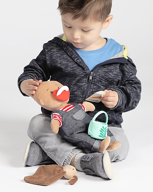 Manhattan toy Wee Baby Stella Doll - Tiny Farmer Set - 30 cm Small Dolls