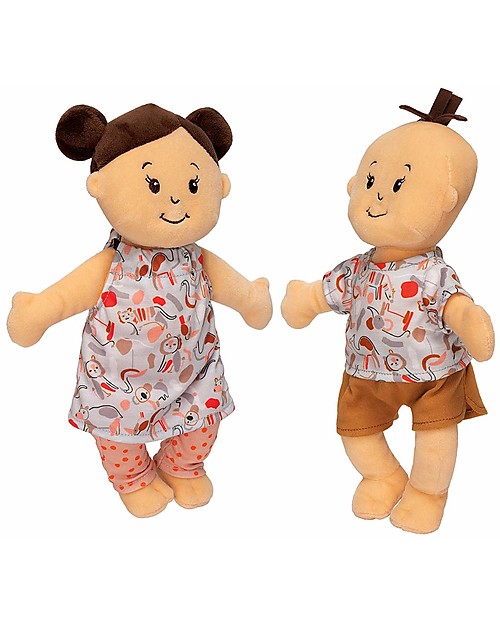 Manhattan toy Wee Baby Stella Doll - Twins - 30 cm Small Dolls