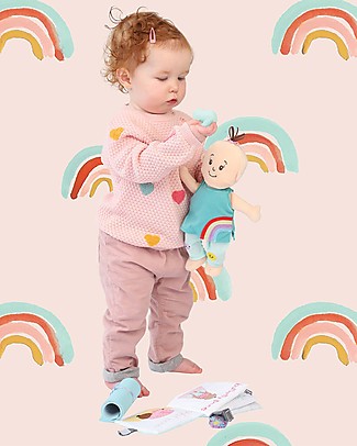 Manhattan toy Wee Baby Stella Doll - Yoga Set - 30 cm Small Dolls