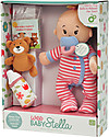 Manhattan toy Wee Baby Stella Peach Doll - Sleepy Time Scents Set - 30 cm Small Dolls