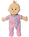 Manhattan toy Wee Baby Stella Peach Doll - Sleepy Time Scents Set - 30 cm Small Dolls