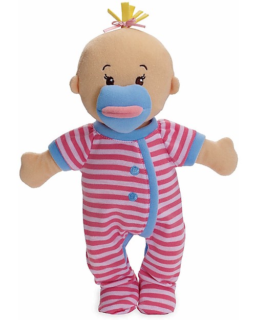 Manhattan toy Wee Baby Stella Peach Doll - Sleepy Time Scents Set - 30 cm Small Dolls