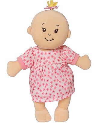 Manhattan toy Wee Baby Stella Peach Doll with Magnetic Pacifier and Dress - 30 cm Small Dolls