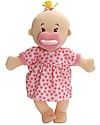 Manhattan toy Wee Baby Stella Peach Doll with Magnetic Pacifier and Dress - 30 cm Small Dolls