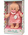 Manhattan toy Wee Baby Stella Peach Doll with Magnetic Pacifier and Dress - 30 cm Small Dolls