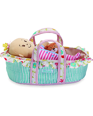 Manhattan toy Wee Baby Stella Sweet Dreams Bassinet - 29 x 19 x 17 cm Dolls Accessories