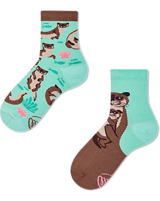 Many Mornings Kids Socks - Otter Stories - Cotton Socks