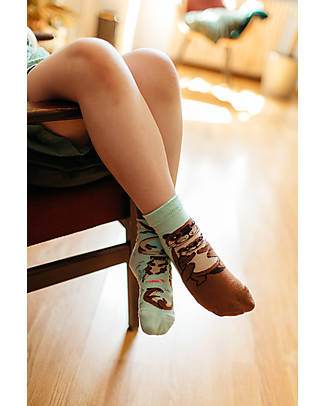 Many Mornings Kids Socks - Otter Stories - Cotton Socks