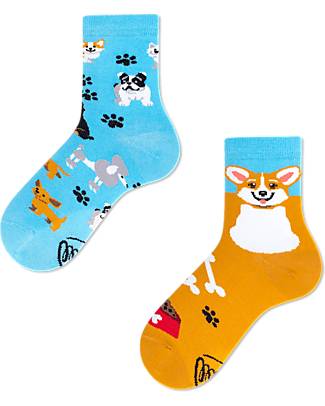 Many Mornings Kids Socks - Playful Dog - Cotton Socks