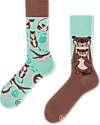 Many Mornings Regular Socks - Otter Stories - Cotton Socks