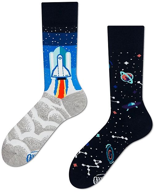 Many Mornings Regular Socks - Space Trip - Cotton Socks
