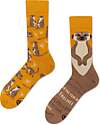 Many Mornings Regular Socks - The Meerkat - Cotton Socks
