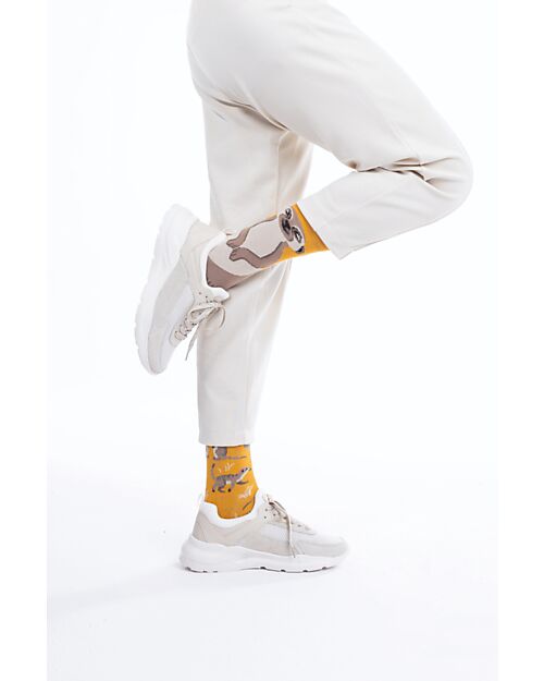 Many Mornings Regular Socks - The Meerkat - Cotton Socks