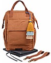 Mara Mea 3-in-1 Travel Diaper Backpack Lodge Life - Brown - Waxed Canvas Changing Backpack