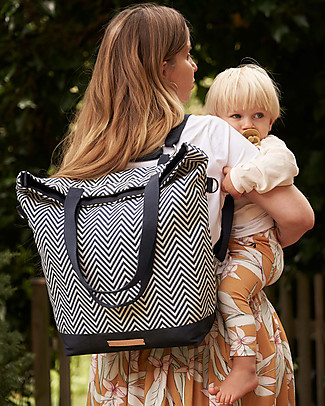 Mara Mea 4 in 1 Diaper Bag - Berry Cake - Multi-functional and Multipocket Diaper Changing Bags