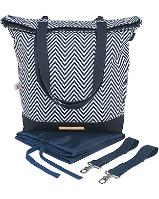 Mara Mea 4 in 1 Diaper Bag - Berry Cake - Multi-functional and Multipocket Diaper Changing Bags