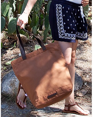 Mara Mea 4 in 1 Diaper Bag Family Brown, Brown - Water repellent Cotton Canvas (multi-functional & multipocket) Diaper Changing Bags & Accessories